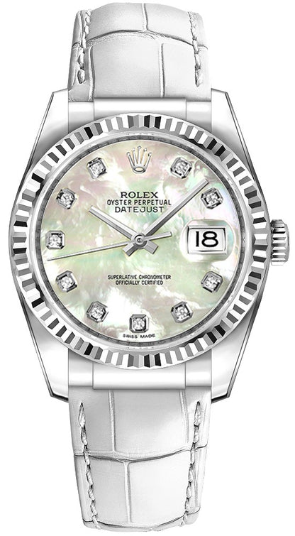 Rolex Datejust 36 Mother of Pearl Dial Watch 116139