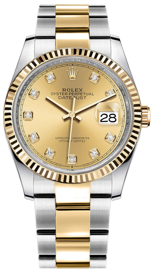 Rolex Datejust 36 Women's Watch 126233-0018