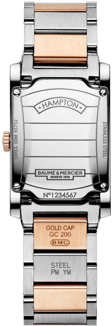 Baume & Mercier Hampton Women's Gold w/Steel 10108