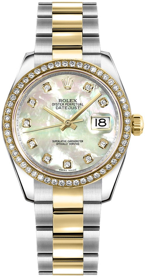 Rolex Datejust 31 Mother of Pearl Diamond Watch 178383-0020