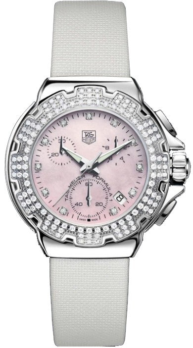 Tag Heuer Formula 1 Pink Pearl Dial Diamond Women's Watch CAC1311.FC6219