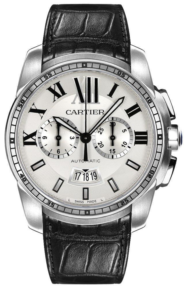 Cartier Calibre de Cartier 42mm Silver Dial Men's Watch W7100046