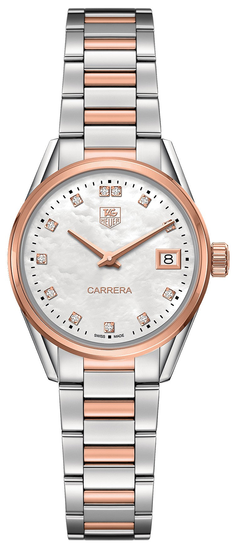 Tag Heuer Carrera Diamond Ladies Watch WAR1352.BD0774