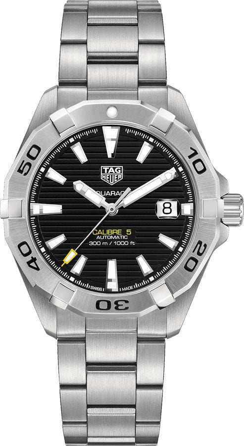 Tag Heuer Aquaracer Calibre 5 300M Black Dial Men's Watch WBD2110.BA0928