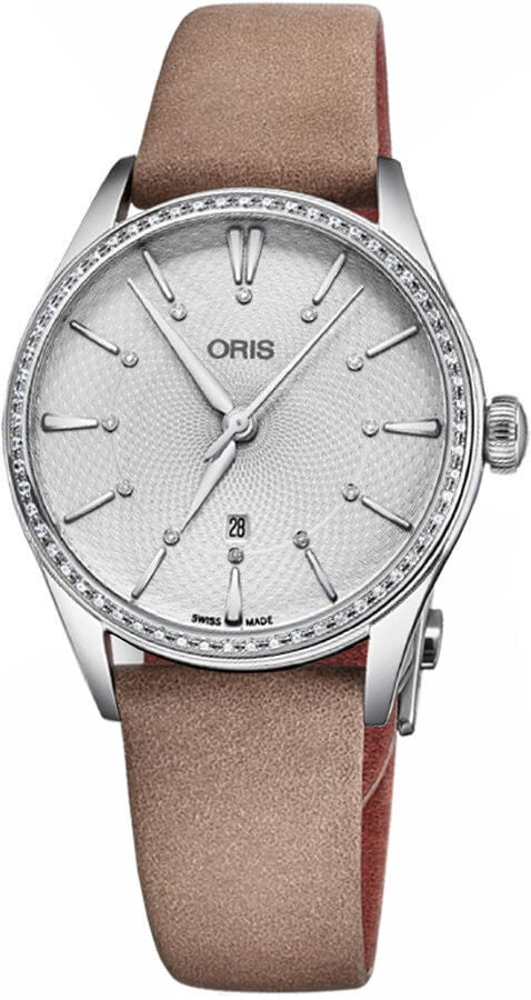 Oris Artelier Date Diamond Bezel Women's Watch 56177244951LS