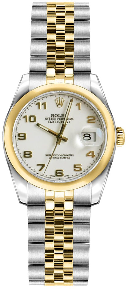 Rolex Lady-Datejust 26 Ivory Dial Women's Watch 179163