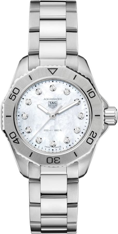 Tag Heuer Aquaracer Mother of Pearl Diamond Dial Women's Watch WBP1416.BA0622