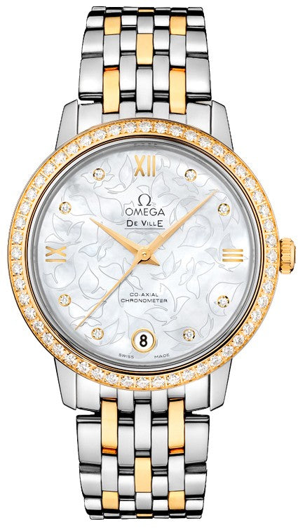 Omega De Ville Prestige Steel & Yellow Gold Women's Watch 424.25.33.20.55.004