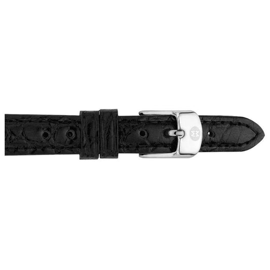 Michele 12mm Black Strap MS12AA010001