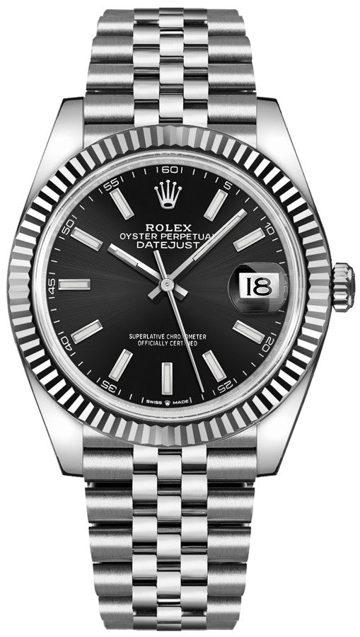 Rolex Datejust 41 Black Dial Men's Watch 126334-0018