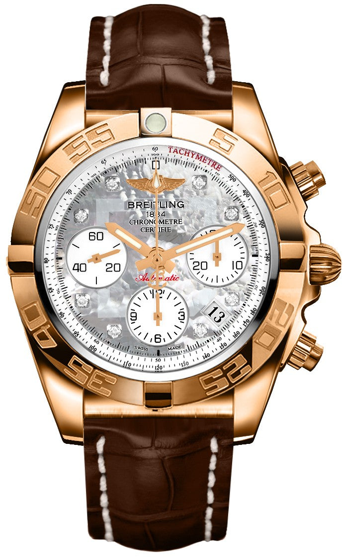 Breitling Chronomat 41 Rose Gold Men's Watch HB014012/A723-722P