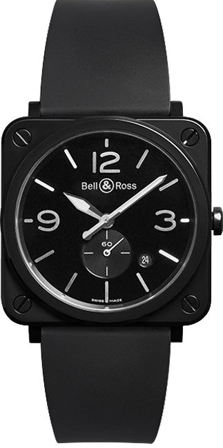 Bell & Ross Aviation Instruments BRS-BL-CERAMIC/SRB