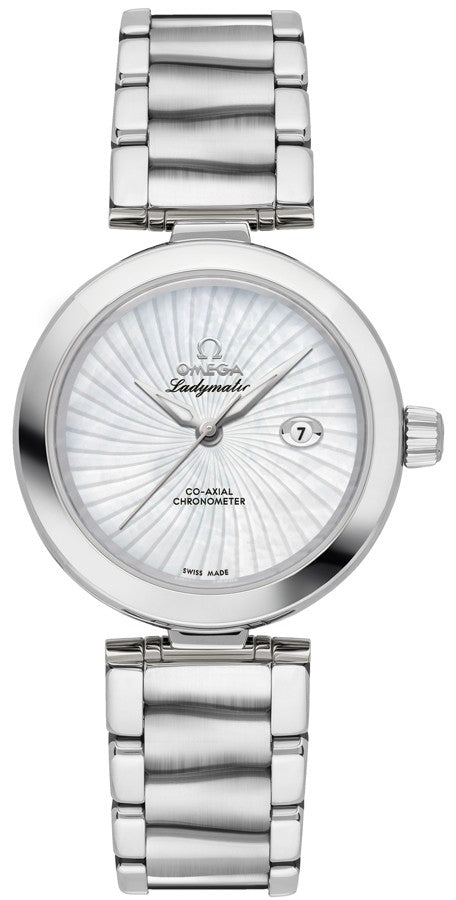 Omega De Ville Ladymatic Pearl White Supernova Pattern Dial Women's Watch 425.30.34.20.05.001