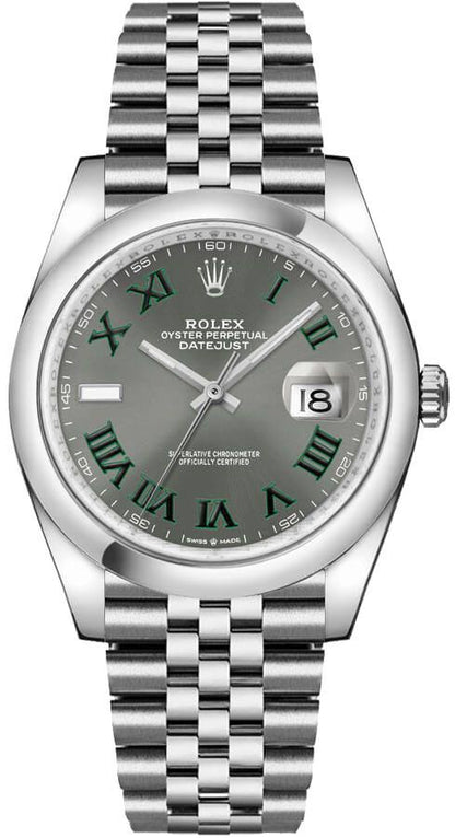 Rolex Datejust 36 Wimbledon Dial Jubilee Bracelet Unisex Watch 126200-0017