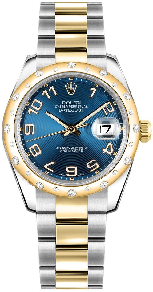 Rolex Datejust 31 Blue Dial Oyster Bracelet Watch 178343