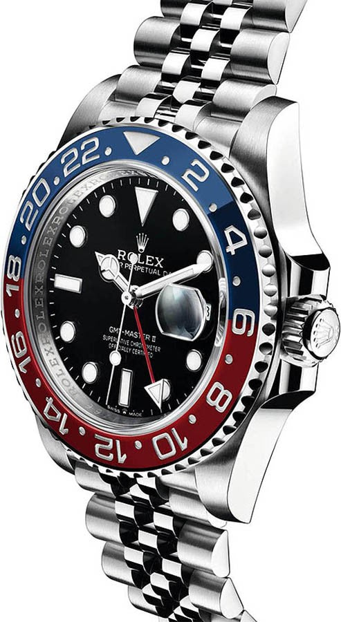 Rolex GMT-Master II Pepsi Oystersteel Jubilee Men's Watch 126710BLRO-0001