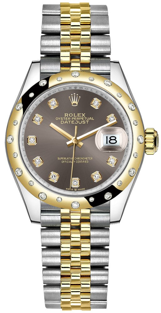 Rolex Datejust 31 18k Yellow Gold & Steel Women's Watch 278343RBR-0022