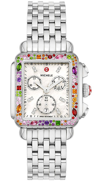 Michele Deco Soiree Gems Diamonds Women's Watch MWW06A000802