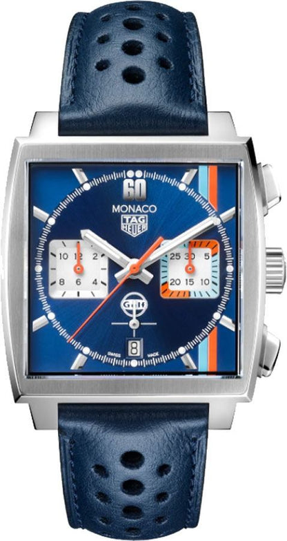 Tag Heuer Monaco X Gulf 39mm Automatic Men's Watch CBL2115.FC6494