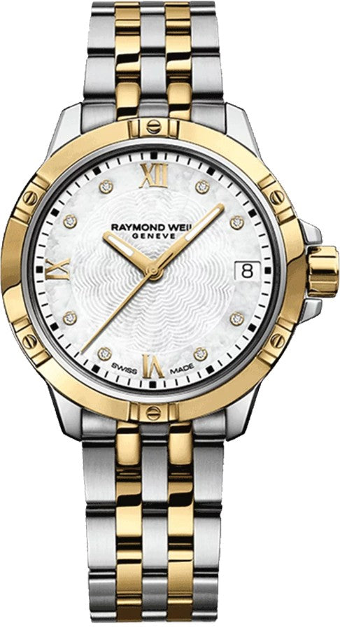 Raymond Weil Tango White Mother of Pearl Women's Watch 5960-STP-00995