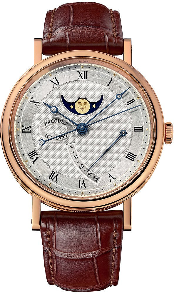 Breguet Classique Moon Phase Silver Dial Men's Watch 7787BR/12/9V6