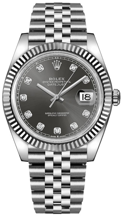 Rolex Datejust 41 Fluted Bezel Men's Automatic Watch 126334-0006