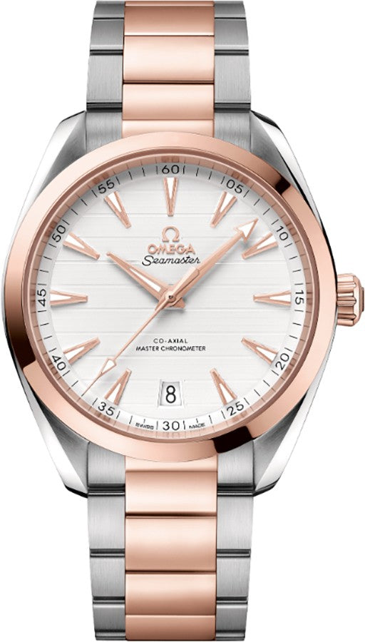 Omega Seamaster Aqua Terra Rose Gold Steel Men's Watch 220.20.41.21.02.001