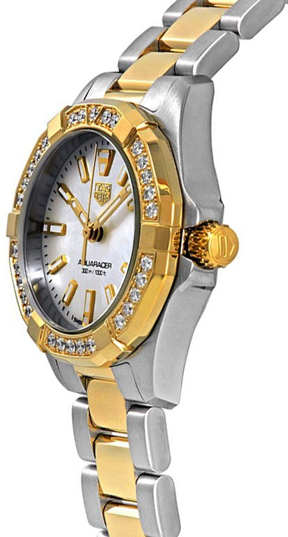 Tag Heuer Aquaracer 18k Gold & Diamond Ladies Watch WBD1421.BB0321