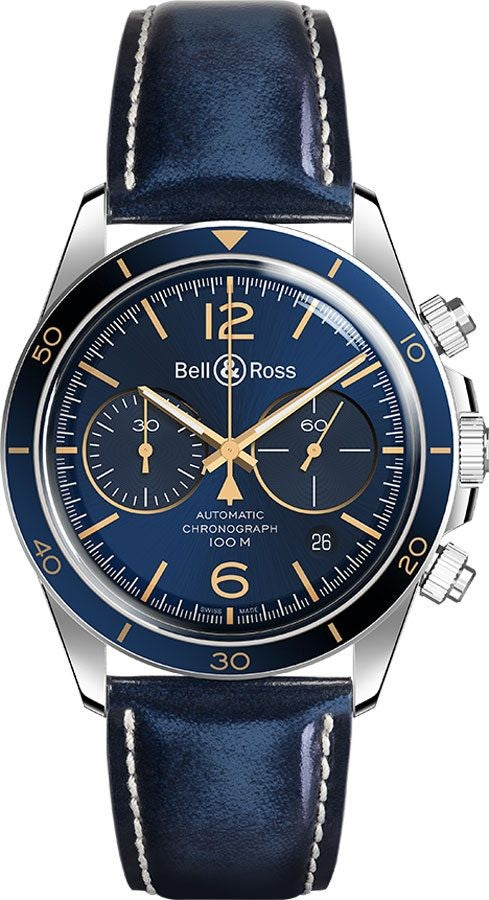 Bell & Ross Vintage BRV294-BU-G-ST/SCA