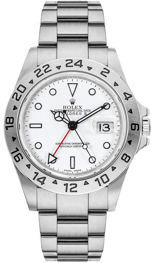 Rolex Explorer II Oystersteel White Dial Men's Watch 16570