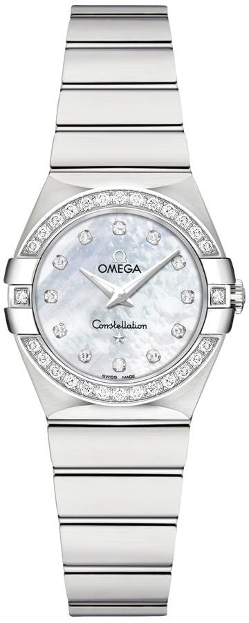 Omega Constellation 24mm Steel Women's Watch 123.15.24.60.55.001