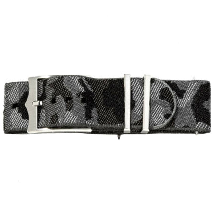 Tudor 21mm Black Camouflage Fabric Nato Strap 4345079