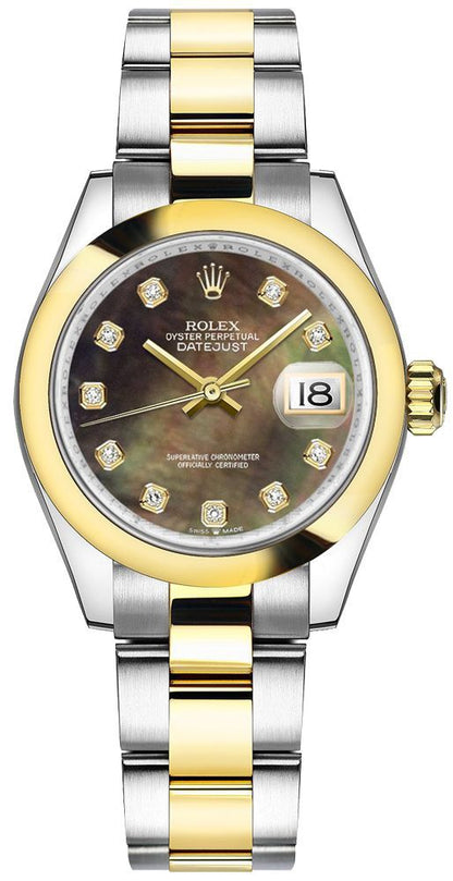 Rolex Datejust 31 Two Tone Oyster Bracelet Women's Watch 278243-0023