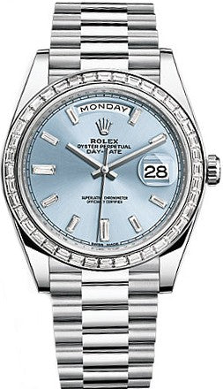 Rolex Day-Date 40 Platinum Men's Watch 228396TBR-0002