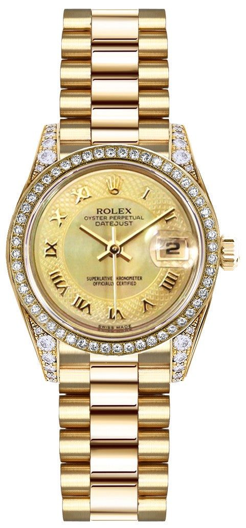 Rolex Lady-Datejust 26 Diamonds Women's Watch 179158