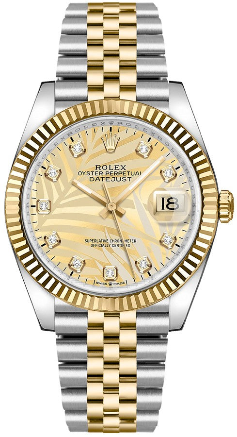 Rolex Datejust 36 Stainless Steel & Yellow Gold Unisex Watch 126233-0043