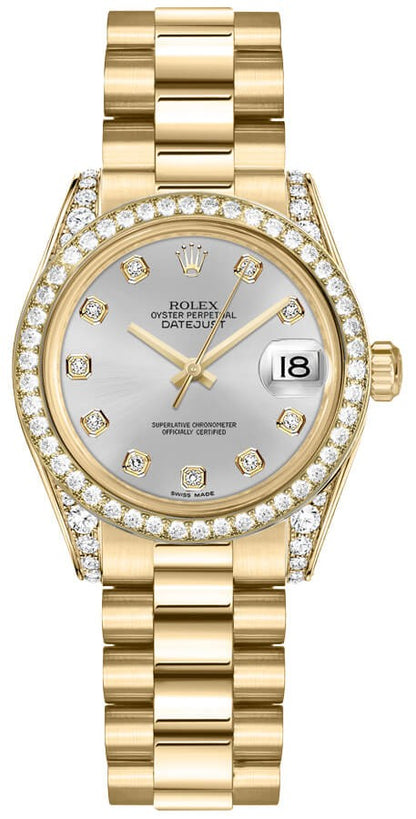 Rolex Datejust 31 Gold Women's Watch 178158-0024