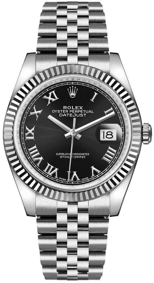 Rolex Datejust 36 Black Dial Luxury Watch 116234-0086