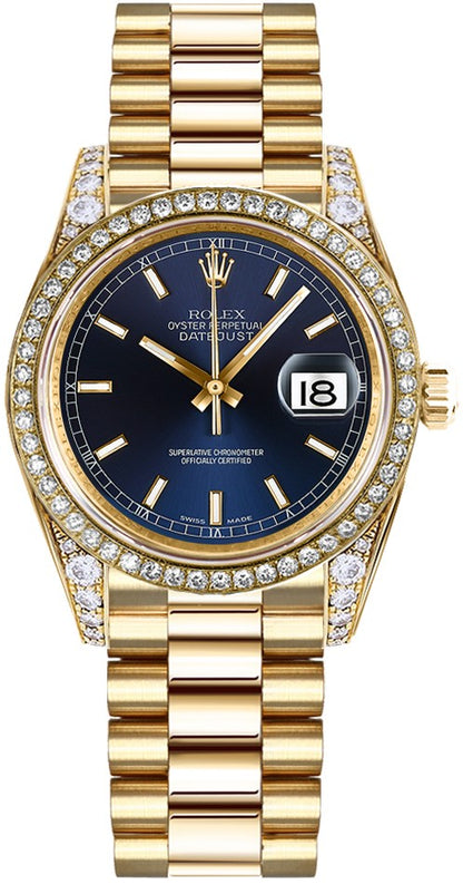 Rolex Datejust 31 Blue Dial Women's Watch 178158