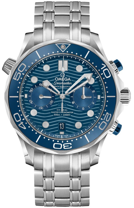 Omega Seamaster Chronograph Blue Dial Men's Watch 210.30.44.51.03.001