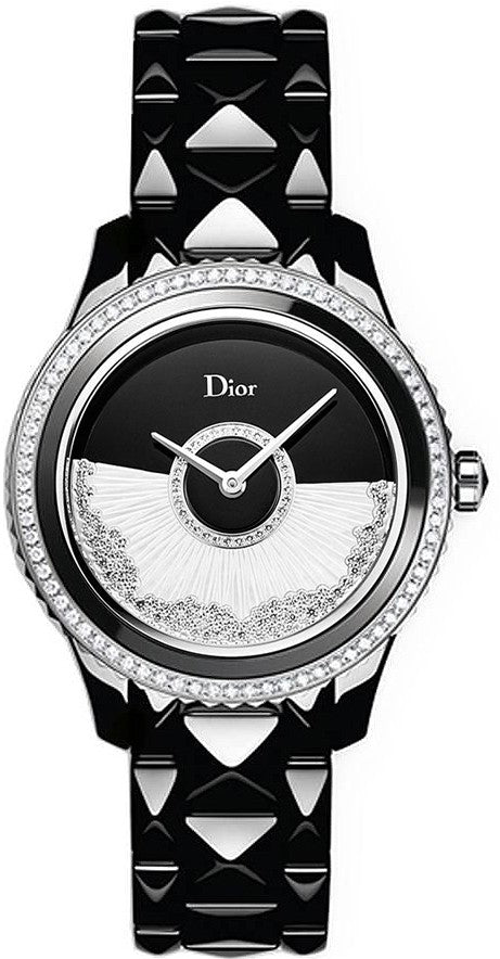 Christian Dior VIII Grand Bal Black Ceramic Women's Watch CD124BE3C003