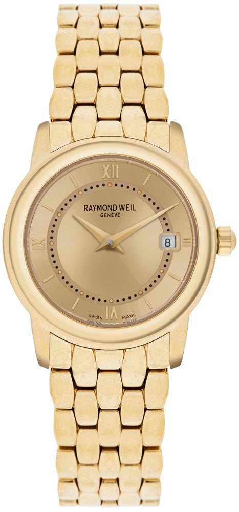 Raymond Weil Tradition Yellow Gold Tone Women's Watch 5398-P-00107