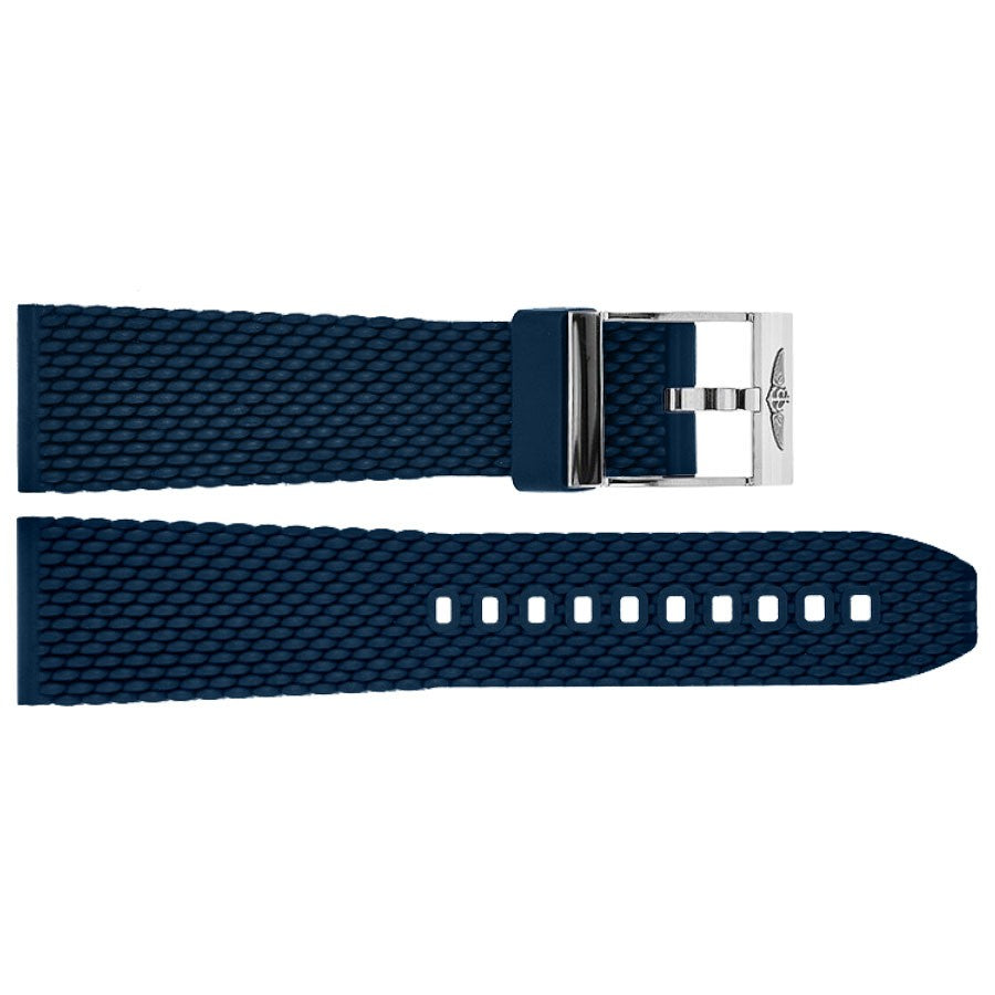 Breitling Aero Classic 24mm Blue Rubber Strap 277S