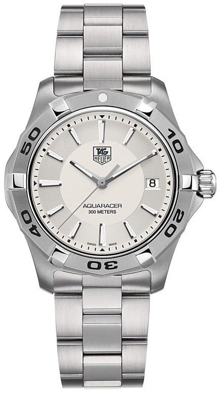 Tag Heuer Aquaracer Silver Dial Steel Men's Watch WAP1111.BA0831