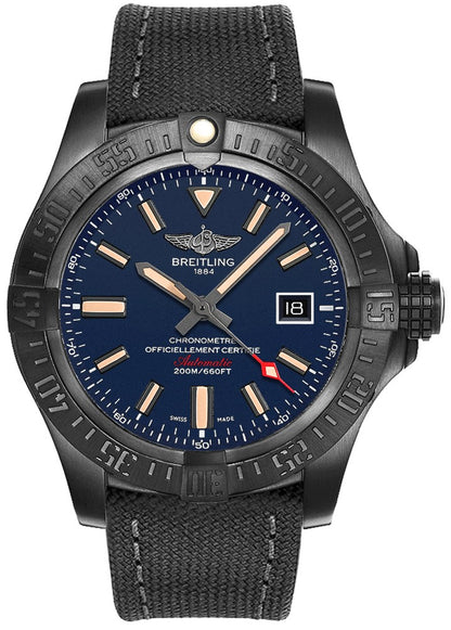 Breitling Avenger Blackbird Blue Dial Limited Edition Men's Watch V173104A/CA23-100W