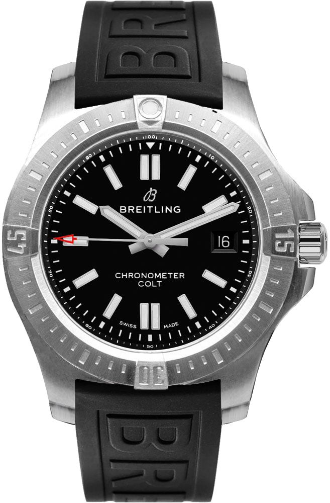 Breitling Chronomat Colt Black Dial Men's Watch A17388101B1S1