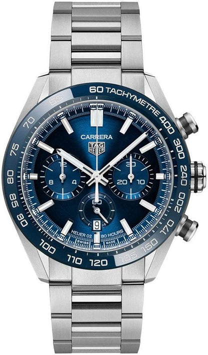 Tag Heuer Carrera Chronograph Ceramic Bezel Men's Watch CBN2A1A.BA0643