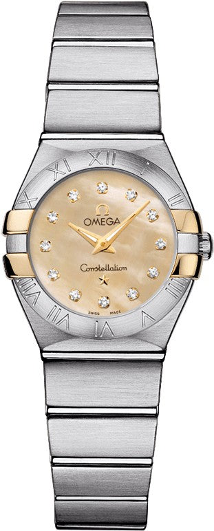 Omega Constellation 24mm Diamond Dial Women's Watch 123.20.24.60.57.002