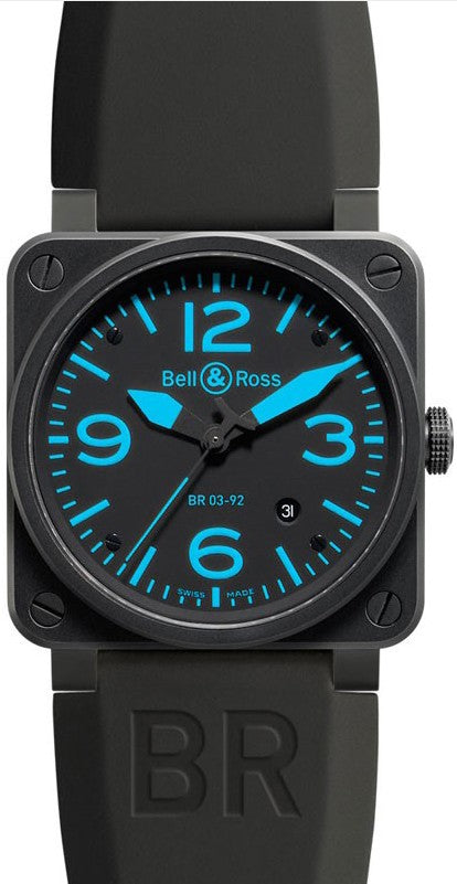 Bell & Ross Aviation Instruments BR0392-BLUE