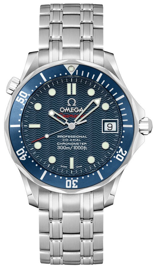 Omega Seamaster Blue Dial James Bond Women's Diver Watch 2222.80.00